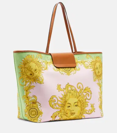 Versace Large printed canvas tote bag | Thumbnail 3