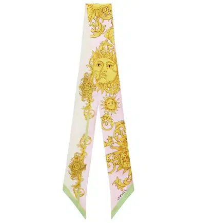 Versace Printed silk twill scarf | Thumbnail 1