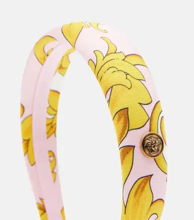 Versace Printed silk headband | Thumbnail 2