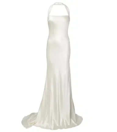 Danielle Frankel Bridal Presley wool and silk gown | Thumbnail 1 Danielle Frankel Bridal Presley wool and silk gown | Thumbnail 1