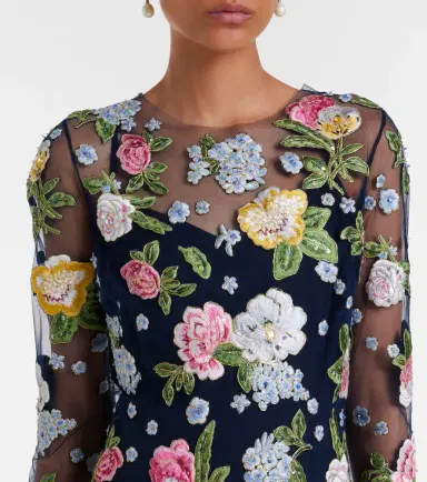 Carolina Herrera Embroidered cocktail dress | Thumbnail 6 Carolina Herrera Embroidered cocktail dress | Thumbnail 6