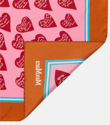 Max Mara Printed silk twill scarf | Thumbnail 3