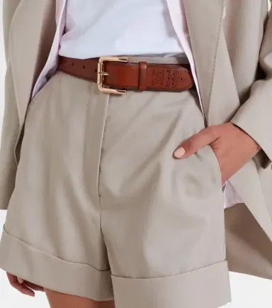 Max Mara Monogram leather belt | Thumbnail 3 Max Mara Monogram leather belt | Thumbnail 3