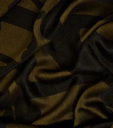 Max Mara Monogram jacquard wool and silk scarf | Thumbnail 2