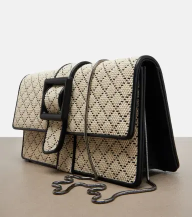Manolo Blahnik Maycap raffia-effect clutch | Thumbnail 4 Manolo Blahnik Maycap raffia-effect clutch | Thumbnail 4