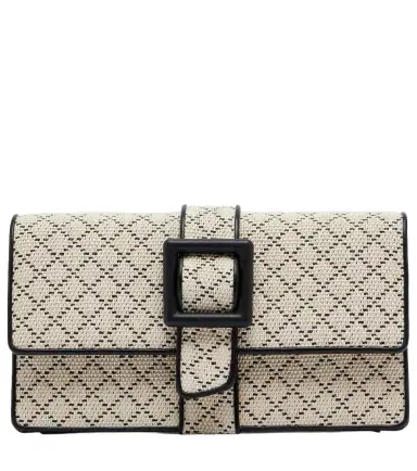Manolo Blahnik Maycap raffia-effect clutch | Thumbnail 1 Manolo Blahnik Maycap raffia-effect clutch | Thumbnail 1