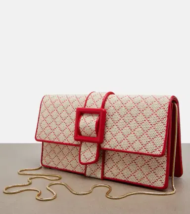 Manolo Blahnik Maycap raffia-effect clutch | Thumbnail 2 Manolo Blahnik Maycap raffia-effect clutch | Thumbnail 2