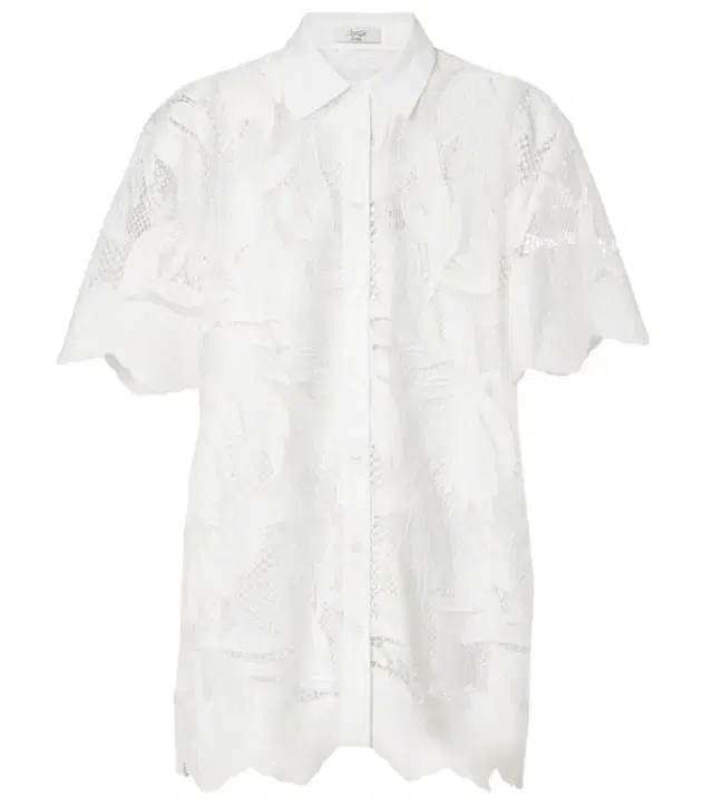 Erdem Embroidered mesh shirt