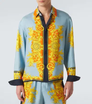 Versace Printed silk shirt | Thumbnail 5 Versace Printed silk shirt | Thumbnail 5