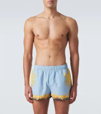 Versace Printed swim trunks | Thumbnail 4