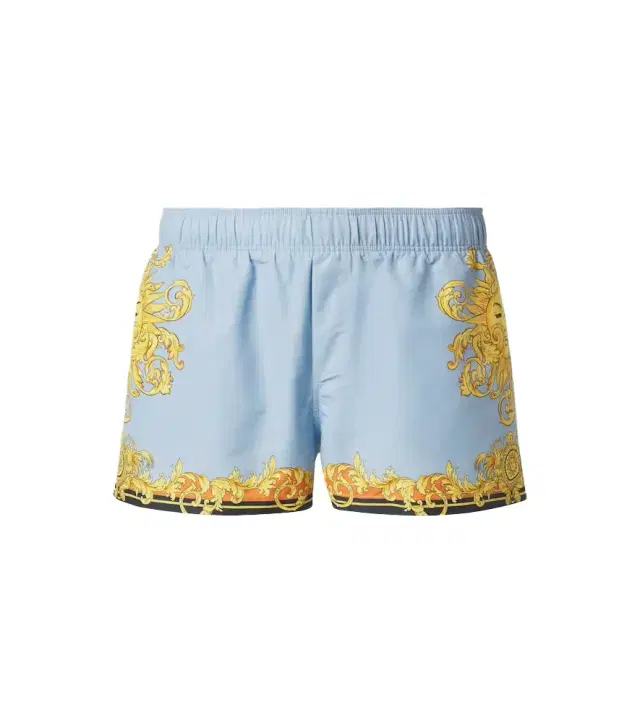 Versace Printed swim trunks