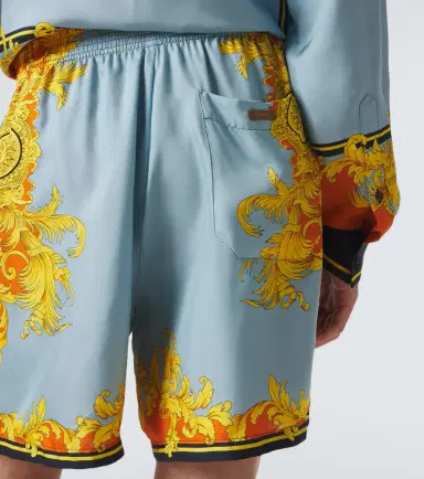 Versace Printed silk shorts | Thumbnail 2 Versace Printed silk shorts | Thumbnail 2