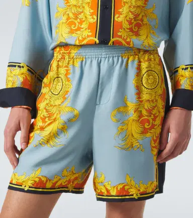 Versace Printed silk shorts | Thumbnail 3 Versace Printed silk shorts | Thumbnail 3