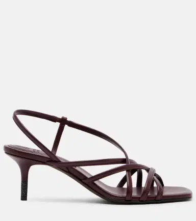 Brunello Cucinelli Monili leather slingback sandals | Thumbnail 4 Brunello Cucinelli Monili leather slingback sandals | Thumbnail 4