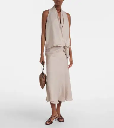 Brunello Cucinelli Monili leather slingback sandals | Thumbnail 5 Brunello Cucinelli Monili leather slingback sandals | Thumbnail 5