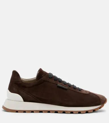 Brunello Cucinelli Monili suede sneakers | Thumbnail 2