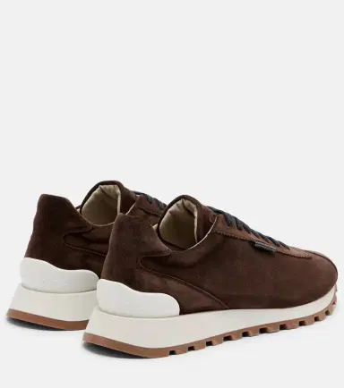 Brunello Cucinelli Monili suede sneakers | Thumbnail 3