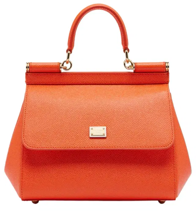 Dolce & Gabbana Sicily Small leather top-handle bag