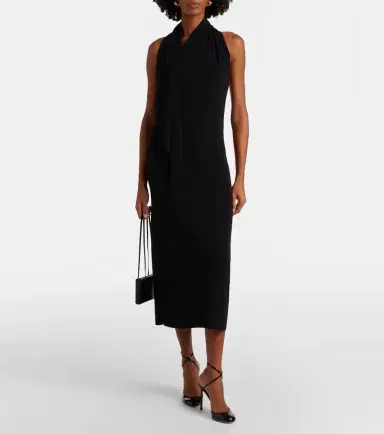 Altuzarra Mitchell scarf-detail midi dress | Thumbnail 3
