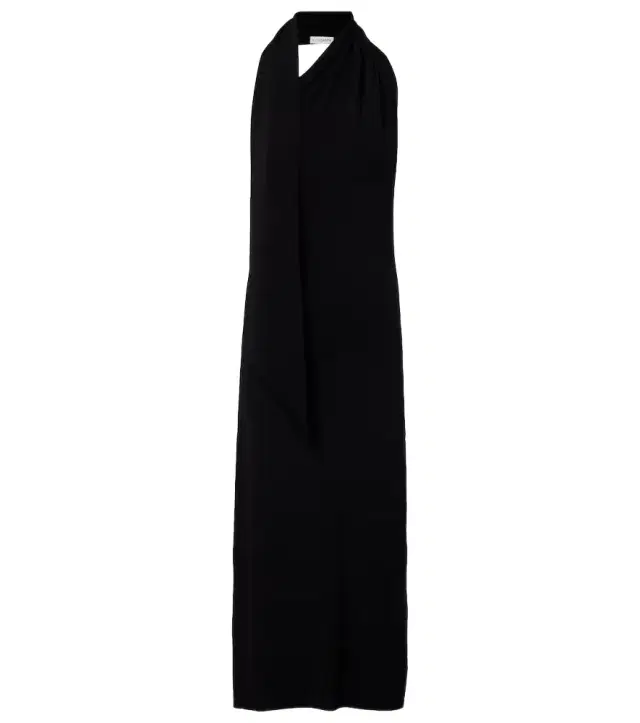 Mitchell scarf-detail midi dress