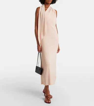 Altuzarra Mitchell scarf-detail midi dress | Thumbnail 4