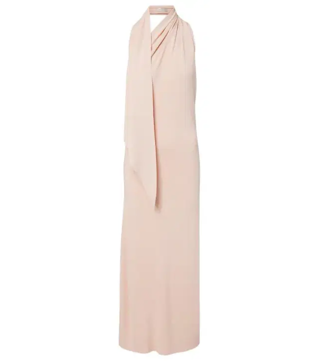 Mitchell scarf-detail midi dress
