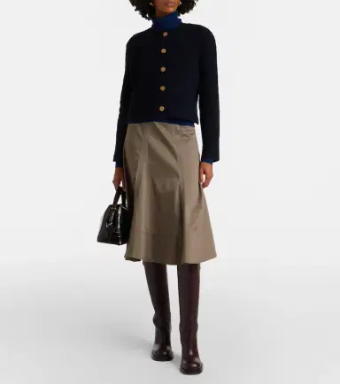 Altuzarra Harris cropped wool-blend cardigan | Thumbnail 4