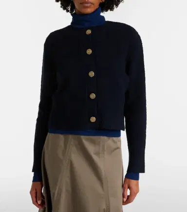 Altuzarra Harris cropped wool-blend cardigan | Thumbnail 6