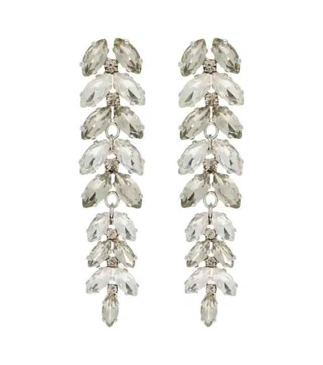 Erdem Embellished drop earrings