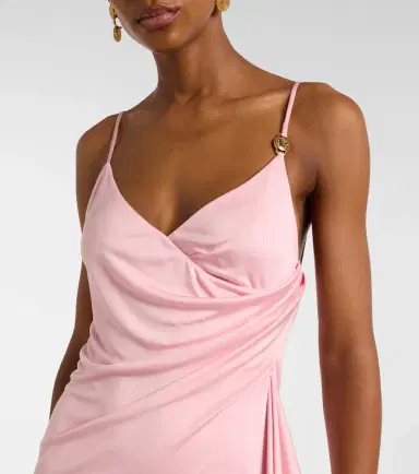 Versace Medusa gathered jersey gown | Thumbnail 2