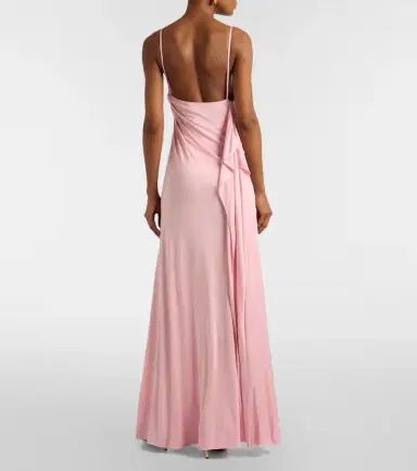 Versace Medusa gathered jersey gown | Thumbnail 4