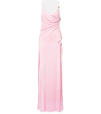 Versace Medusa gathered jersey gown | Thumbnail 1
