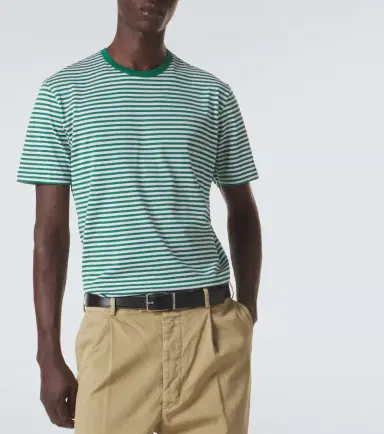 Sunspel Striped cotton T-shirt | Thumbnail 2 Sunspel Striped cotton T-shirt | Thumbnail 2