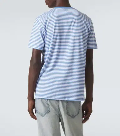 Sunspel Striped cotton T-shirt | Thumbnail 2