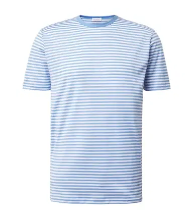 Sunspel Striped cotton T-shirt | Thumbnail 1