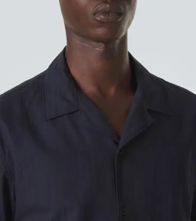 Sunspel Striped cotton shirt | Thumbnail 6