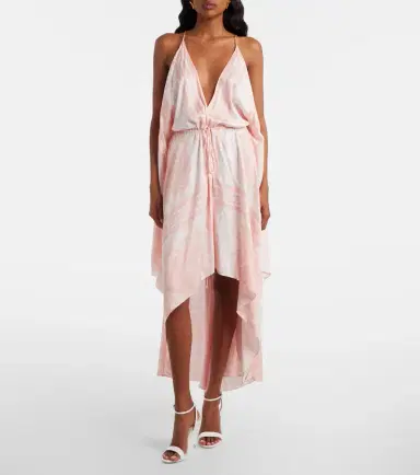 Balmain Printed asymmetric maxi dress | Thumbnail 2