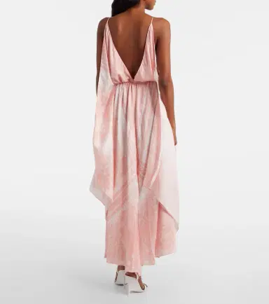 Balmain Printed asymmetric maxi dress | Thumbnail 3