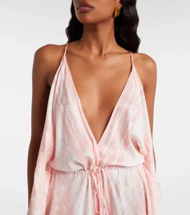 Balmain Printed asymmetric maxi dress | Thumbnail 5