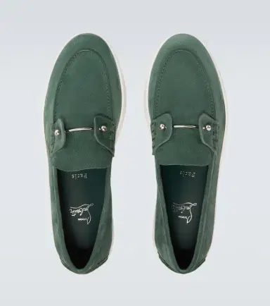 Christian Louboutin Chambeliboat leather slip-on shoes | Thumbnail 2
