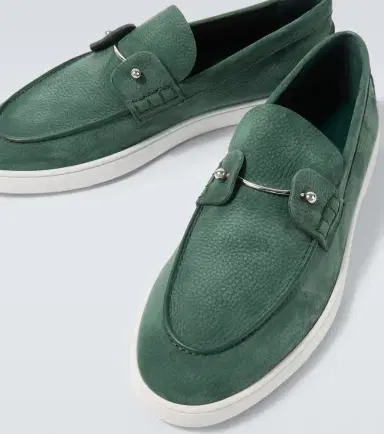 Christian Louboutin Chambeliboat leather slip-on shoes | Thumbnail 5