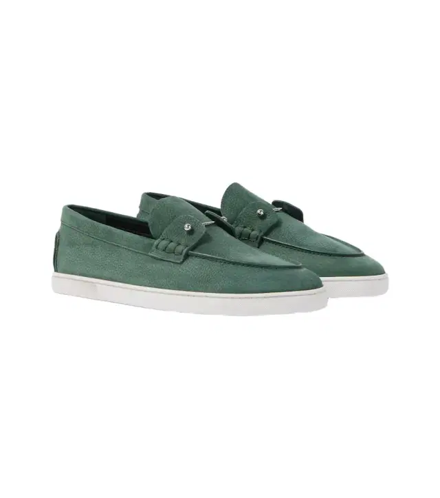 Christian Louboutin Chambeliboat leather slip-on shoes