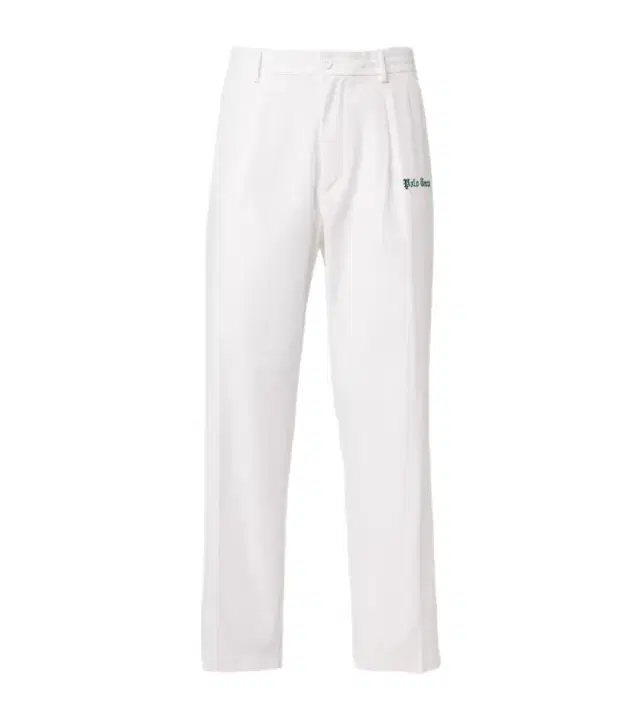 Logo cotton-blend straight pants