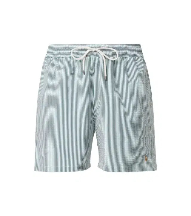 Polo Ralph Lauren Traveler striped seersucker swim trunks