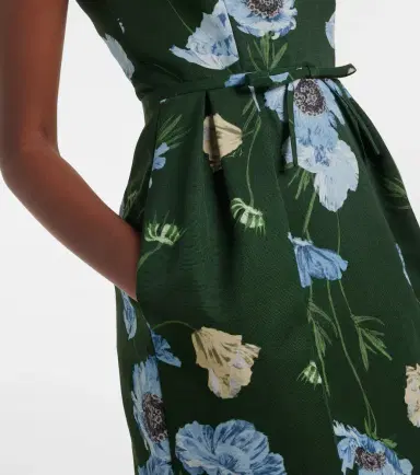 Erdem Floral cotton-blend faille midi dress | Thumbnail 4 Erdem Floral cotton-blend faille midi dress | Thumbnail 4
