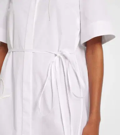 Erdem Embroidered cotton poplin shirt dress | Thumbnail 2 Erdem Embroidered cotton poplin shirt dress | Thumbnail 2