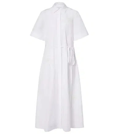 Erdem Embroidered cotton poplin shirt dress | Thumbnail 1 Erdem Embroidered cotton poplin shirt dress | Thumbnail 1