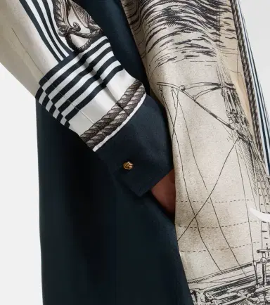 Max Mara Printed silk twill shirt dress | Thumbnail 2 Max Mara Printed silk twill shirt dress | Thumbnail 2