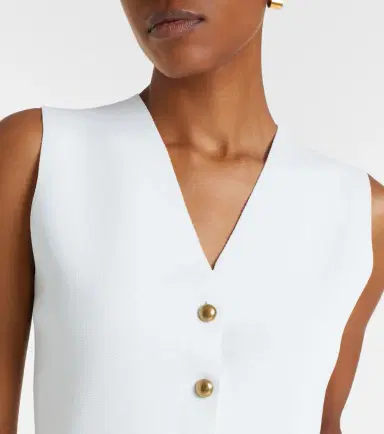 Max Mara Knitted crêpe vest | Thumbnail 4