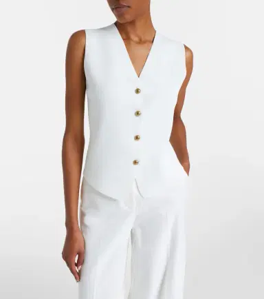 Max Mara Knitted crêpe vest | Thumbnail 5